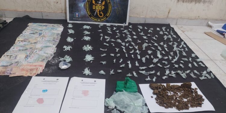SECUESTRAN DROGA EN EL BARRIO TOBA