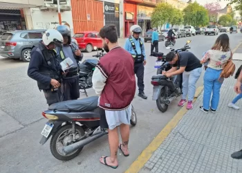 Secuestran varias motos por falta de uso de casco