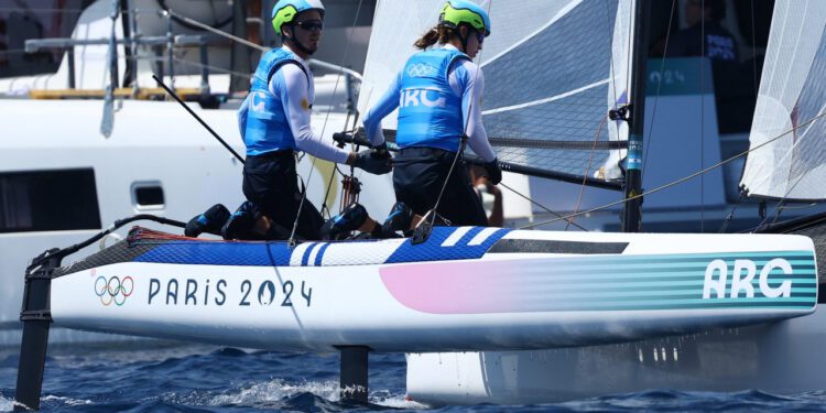 Majdalani y Bosco ganaron la medalla plateada en vela en los Juegos Olímpicos 2024