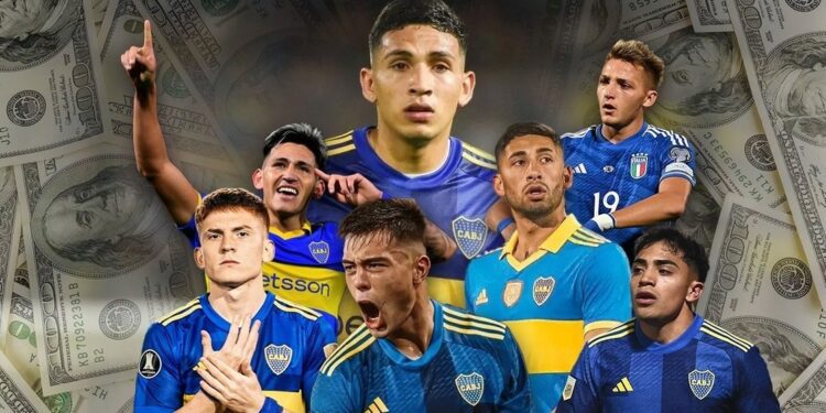Oro y azul: Boca va por los 100 millones en un año por ventas de jugadores de las Inferiores