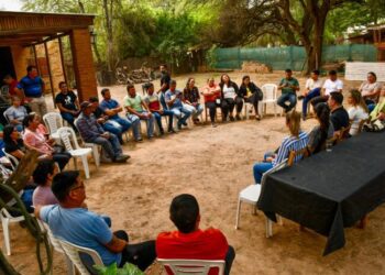 EL SAUZALITO: EL GOBIERNO PROVINCIAL COORDINÓ ACTIVIDADES Y REUNIONES JUNTO AL PROGRAMA SOCIAL ÑACHEC.