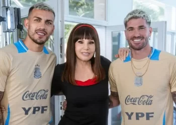 Susana Giménez regresó con todo: grabó un sketch con Rodrigo de Paul y Leandro Paredes.