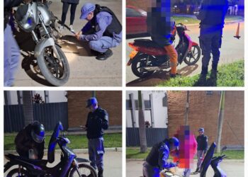 MÁS DE 300 MOTOCICLETAS CONTROLADAS Y 250 PERSONAS IDENTIFICADAS