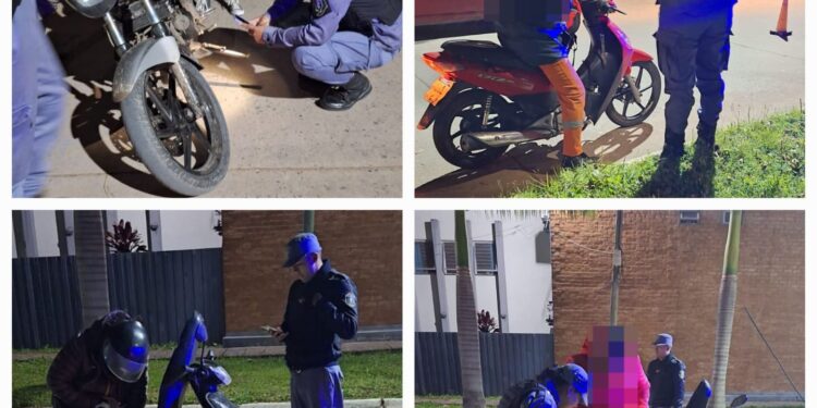 MÁS DE 300 MOTOCICLETAS CONTROLADAS Y 250 PERSONAS IDENTIFICADAS