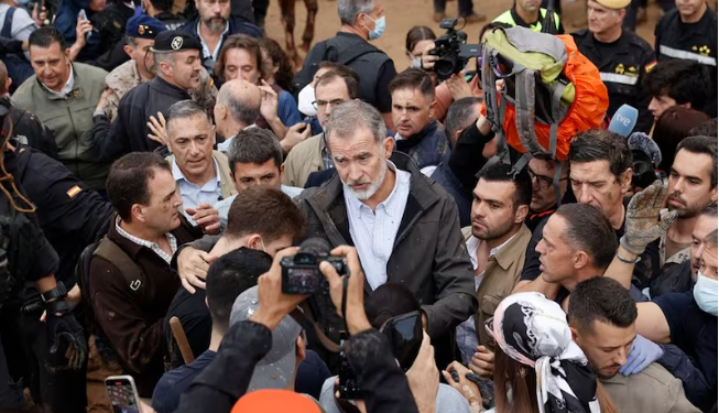 DANA en Valencia, el Rey de España fue abucheado y le arrojaron barro