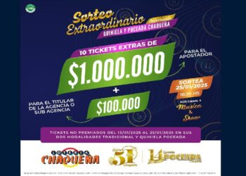Lotería Chaqueña celebrará los aniversarios de la Quiniela Oficial y la Poceada con más de 10 millones de pesos en premios