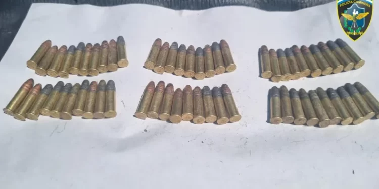 Secuestran municiones en operativo de control vehicular en Chaco