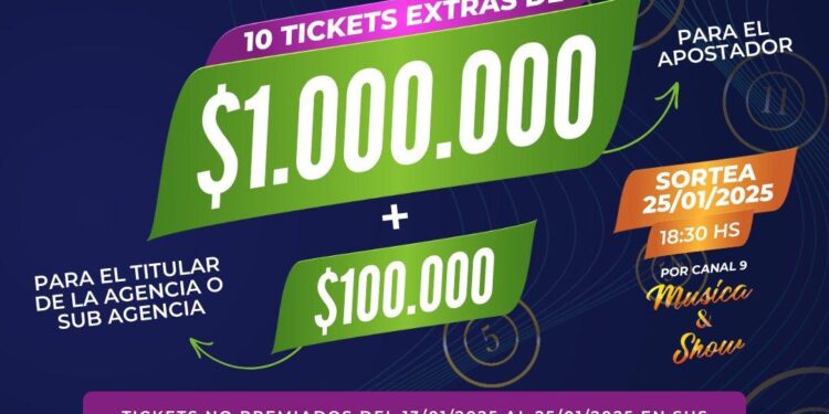 POR LOS 51 AÑOS DE LA QUINELA OFICIAL Y 14° DE LA POCEADA, LOTERÍA CHAQUEÑA SORTEARÁ MÁS DE 10 MILLONES DE PESOS