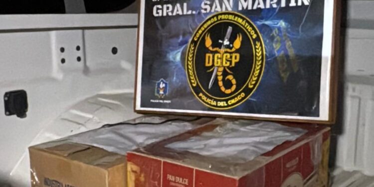 SECUESTRAN 22 KILOS DE COCAÍNA TRAS UNA PERSECUCIÓN EN EL CHACO