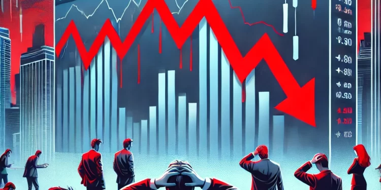 La bolsa porteña cae 5% en un día.