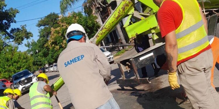 SAMEEP INFORMÓ AL MUNICIPIO DE FUERTE ESPERANZA LOS AVANCES DE OBRAS QUE APORTARÁ MÁS AGUA POTABLE A COMANDANCIA FRÍAS