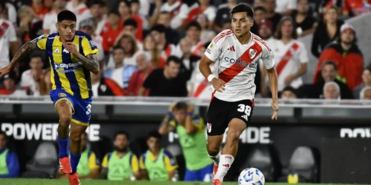 River y Rosario Central igualaron en el Monumental