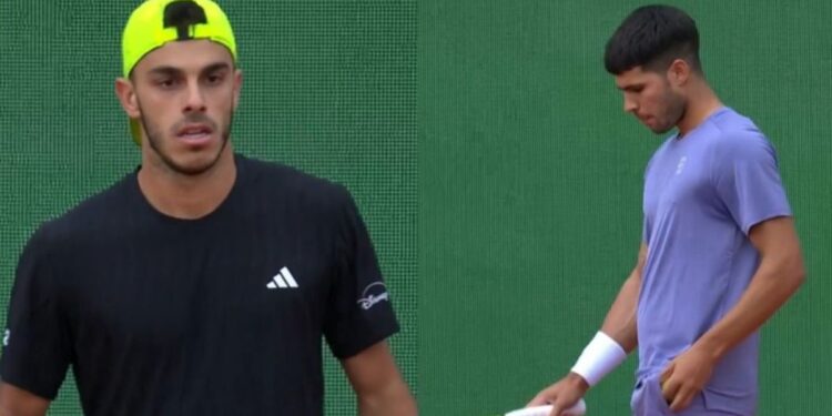 Alcaraz remonta y vence a Cerúndolo en Montecarlo