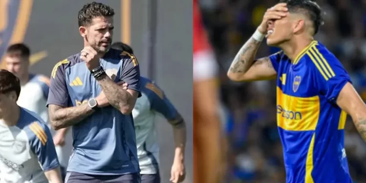 Fernando Gago reincorpora a Carlos Palacios en Boca Juniors tras sanción disciplinaria