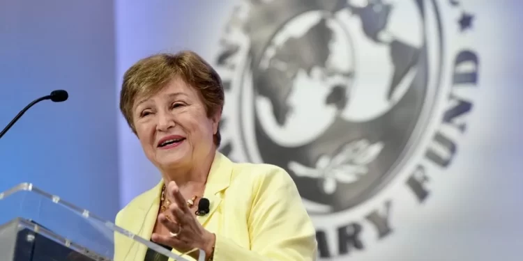 Kristalina Georgieva destacó las previsiones de crecimiento de la Argentina en medio de la desaceleración global