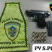 FUE DETENIDO TRAS AMENAZAR CON UN ARMA A SU PAREJA