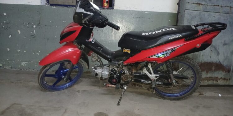 RECUPERAN MOTOCICLETA SUSTRAÍDA EN ZONA NORTE