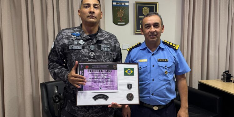 UN OFICIAL DE LA POLICIA DEL CHACO PARTICIPÓ DE UNA CAPACITACIÓN TACTICA MOTORIZADA EN BRASIL