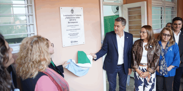 Barranqueras: inauguraron obras en la Escuela de Formación Profesional N°10 y ya benefician a casi 800 estudiantes