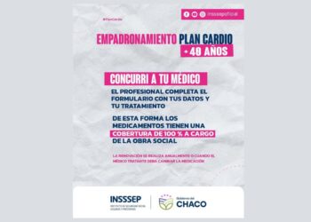 INSSSEP LANZÓ EL EMPADRONAMIENTO DEL PLAN CARDIOVASCULAR: UNA ACCIÓN CLAVE PARA EL CUIDADO DE LOS AFILIADOS
