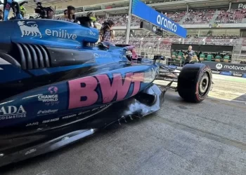 Fuego y preocupación: Colapinto debió abandonar la FP1 del GP de España por problemas en su Alpine