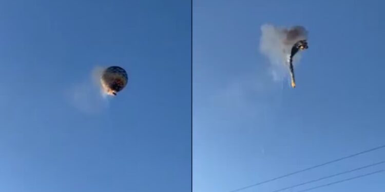 Video|Tragedia en Brasil: un globo aerostático se prendió fuego con 22 personas a bordo