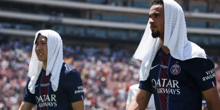 Calor extremo, la queja de los protagonistas en el arranque del Mundial de Clubes