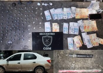DETENIDOS CON DROGAS, DINERO Y ARMA CASERA; UNO TENÍA DOS PEDIDOS DE CAPTURA