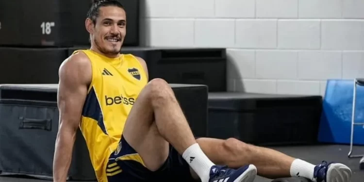 Cavani se perdería el debut de Boca en el Mundial de Clubes