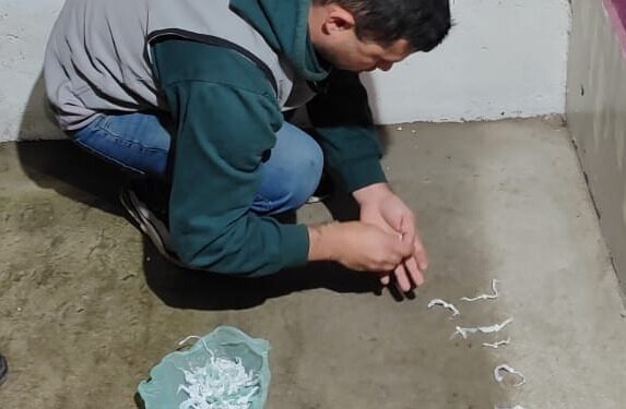 PRESUNTO DEALER DETENIDO CON MÁS DE 100 DOSIS DE COCAÍNA