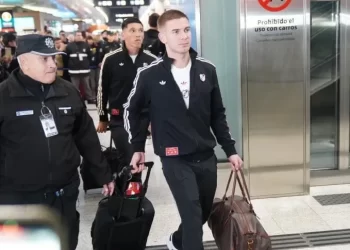 La reacción de Mastantuono antes de viajar con River al Mundial de Clubes