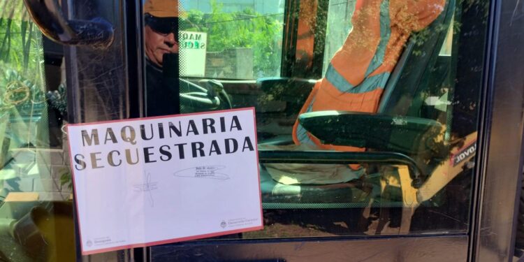 NUEVA INTERVENCIÓN DE LA DIRECCIÓN DE BOSQUES PUSO FRENO A OTRO DESMONTE ILEGAL