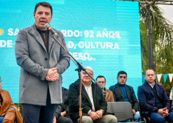 SAN BERNARDO: EL GOBIERNO PROVINCIAL JUNTO AL INTENDENTE LOCAL ACOMPAÑÓ EL ANIVERSARIO N° 92 DE LA LOCALIDAD