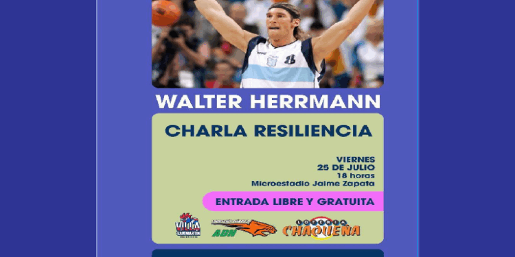 WALTER HERRMANN BRINDARÁ HOY UNA CHARLA SOBRE RESILIENCIA EN RESISTENCIA