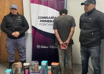 DETIENEN A UN SUJETO CON ARTÍCULOS DE BAZAR ROBADOS DE UNA VERDULERÍA