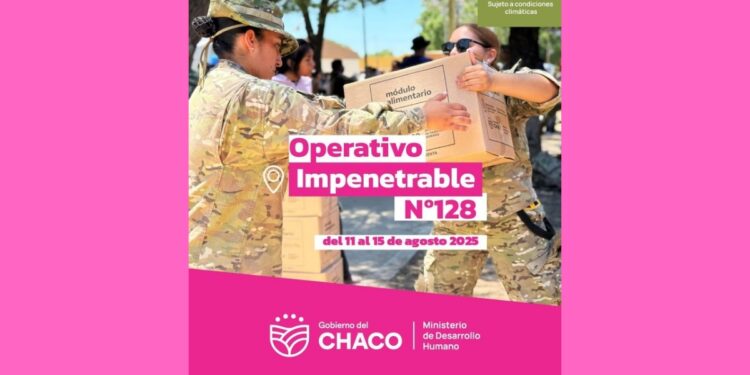 ESTE LUNES 11: COMIENZA EL OPERATIVO Nº128 EN EL INTERFLUVIO CHAQUEÑO