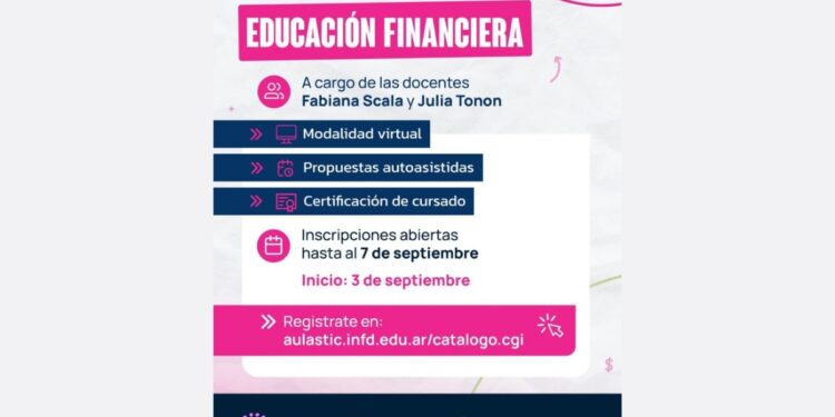 EDUCACIÓN FINANCIERA EN LA ESCUELA SECUNDARIA: ESTÁ ABIERTA LA INSCRIPCIÓN A NUEVOS CURSOS DE CAPACITACIÓN DOCENTE