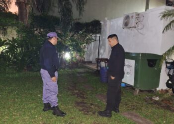INTENTO DE ROBO EN EL CONSULADO PARAGUAYO: LOS LADRONES HUYERON AL SER INTERCEPTADOS