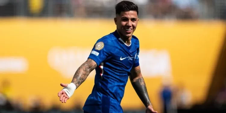 El guiño de Enzo Fernández a Real Madrid