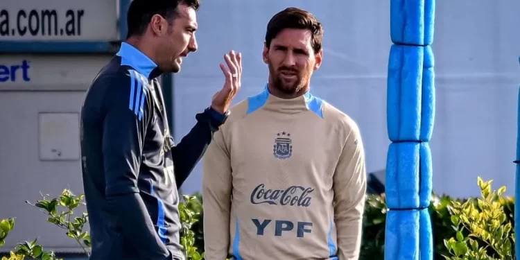 La reflexión de Scaloni tras el anuncio de Messi: «Es importante disfrutarlo ahora»
