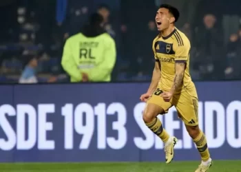 Velasco, «muy contento» después de su primer gol en Boca