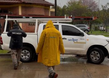 TRABAJOS DE SECHEEP TRAS EL TEMPORAL DEL LUNES EN EL ÁREA METROPOLITANA