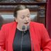 Cecilia Moreau recurrió a una maniobra inédita para habilitar la sesión en Diputados
