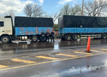 CAMINERA RECUPERÓ UN CAMIÓN, DOS MOTOCICLETAS Y DETUVO A PERSONAS BUSCADAS POR LA JUSTICIA