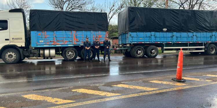 CAMINERA RECUPERÓ UN CAMIÓN, DOS MOTOCICLETAS Y DETUVO A PERSONAS BUSCADAS POR LA JUSTICIA