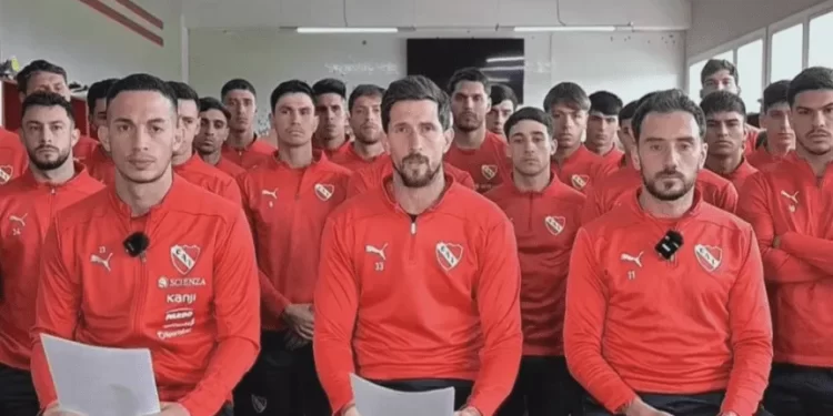El plantel de Independiente pidió solidaridad del fútbol argentino en un duro comunicado