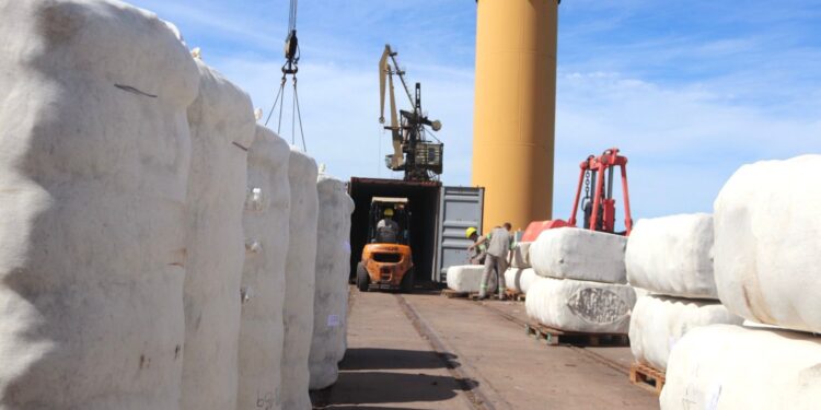 EXPORTACIÓN DE FIBRA DE ALGODÓN CHAQUEÑO DESDE EL PUERTO DE BARRANQUERAS CON DESTINO A VIETNAM