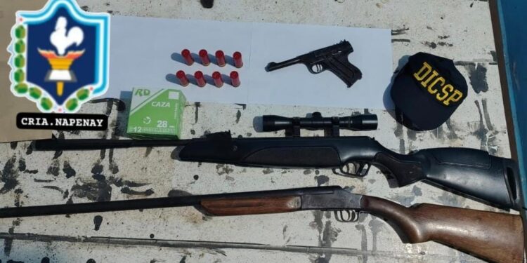 ALLANARON UN CAMPO POR UN HOMICIDIO Y DETUVIERON A UN HOMBRE