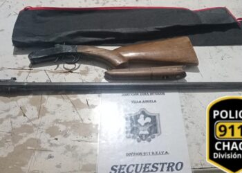 SECUESTRARON UNA ESCOPETA Y UNA MOTO TRAS DENUNCIA POR VIOLENCIA