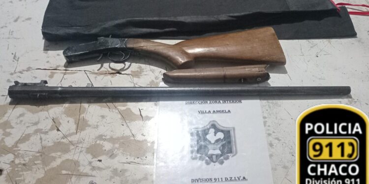 SECUESTRARON UNA ESCOPETA Y UNA MOTO TRAS DENUNCIA POR VIOLENCIA